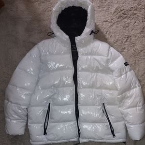 Calvin Klein White Puffer Jacket